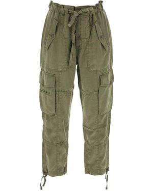Polo Ralph Lauren Cargo-Style Tapered Trousers - Green