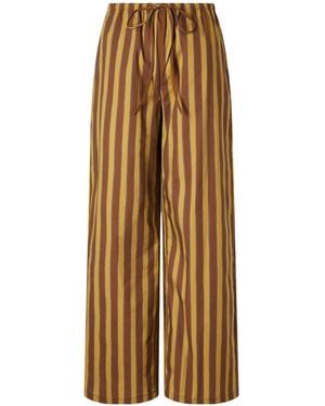 STAUD Cotton Casual Pants - Natural