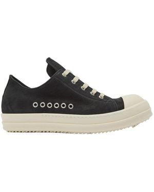 Rick Owens Lace-Up Casual Sneakers - Black