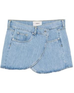 Coperni Mini Skirt With Belt Loop - Blue