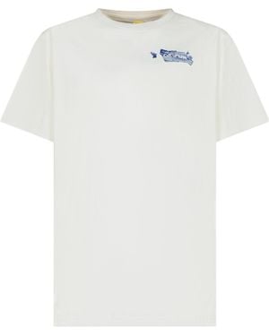 Off-White c/o Virgil Abloh オフホワイト キッズ ロゴ プリント クルーネック T シャツ - White