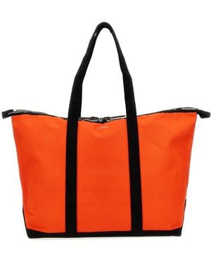 A.P.C. X Jw Anderson Logo-Print Tote Bag - Red