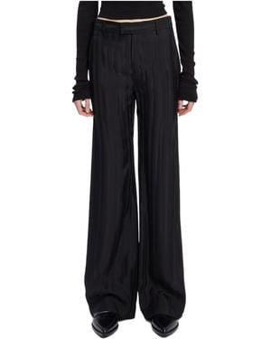 Ann Demeulemeester Maaike Flared Leg Comfort Pants - Black