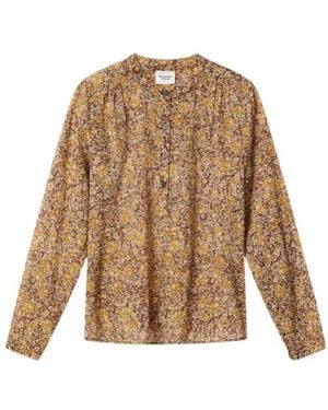 Isabel Marant Isabel Marant Étoile Maria Voile Floral Printed Blouse - Natural