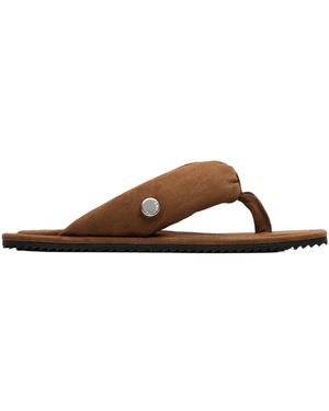 The Attico Indie Flip Flops - Brown