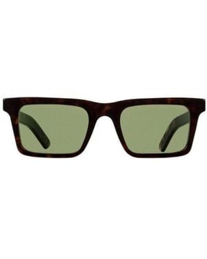 Retrosuperfuture Logo Logo Sunglasses - Green