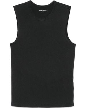 Officine Generale Jersey Tank Top - Black