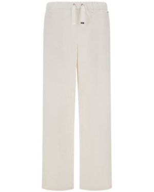 Herno Drawstring Resort Pants - White