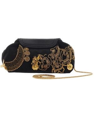 Dries Van Noten Chain Clutch - Black