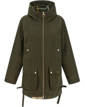 Barbour Middlemarch Hooded Parka Jacket - Green