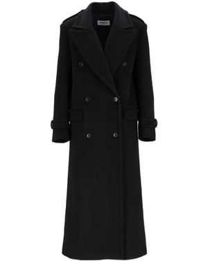 Al Duca d'Aosta Long-Sleeved Coat - Black