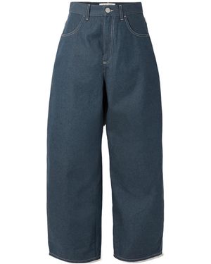 Rohe High-Rise Barrel-Leg Jeans - Blue