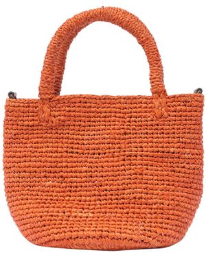 IBELIV Garana Woven Mini Tote Bag - Orange