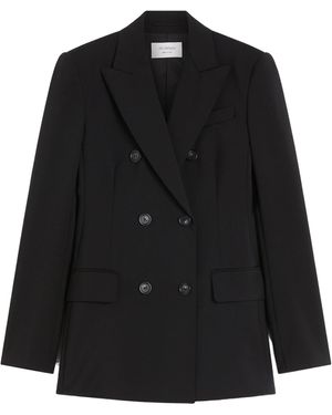 Sportmax Double-Breasted Tailored Blazer - Black