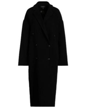 Rag & Bone Simple Double-Breasted Overcoat - Black