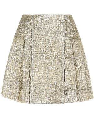 Simone Rocha Pleated Skirt - Natural
