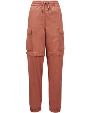 Moncler Grenoble Pocket Detailed Cargo Pants - Red