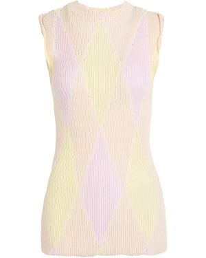 Burberry Sleeveless Sweaters - White
