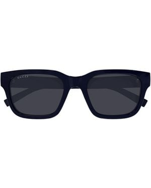 Gucci Eyewear Square Frame Sunglasses - Blue