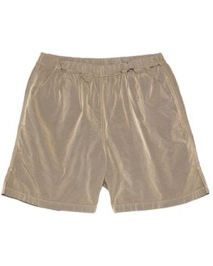 RANRA Elastic Waistband Shorts - Natural