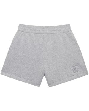 Anine Bing Logo Shorts - Grey