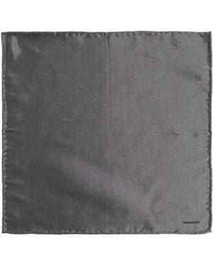 Ferragamo Square Pocket Scarf - Grey