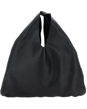 The Row Small Bindle Tote Bag - Black