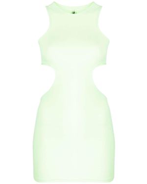 Reina Olga Cut-Out Sleeveless Minidress - Green