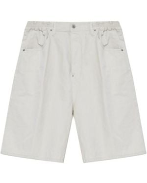 DSquared² Mid-Rise Denim Shorts - White