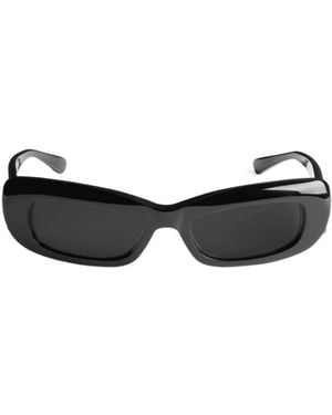 Balenciaga Eyewear Diva Rectangle Frame Sunglasses - White