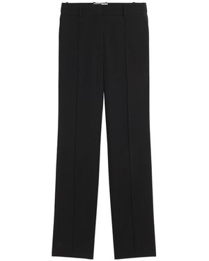 Lanvin Straight Leg Cropped Trousers - Black