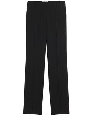 Lanvin Straight Leg Cropped Pants - Black