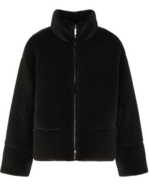 Emporio Armani Velvet Jacket - Black