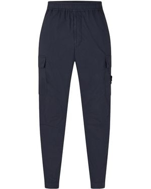 Stone Island Waist Cargo Jogger Pants - Blue
