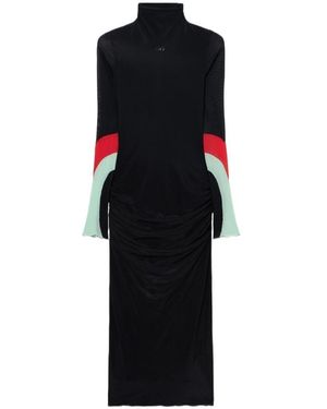 Off-White c/o Virgil Abloh Light Jersey Insert Dress - Black