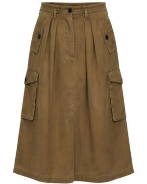 Dries Van Noten Workwear Skirt - Green