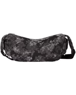 Gucci Gg Canvas Large Crossbody Bag - Black