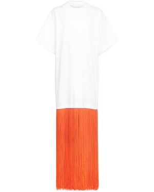 Alaïa Crew Neck T-Shirt - White