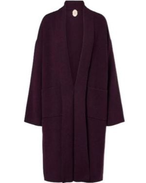 Jardin Des Orangers Wool And Cashmere Coat - Purple
