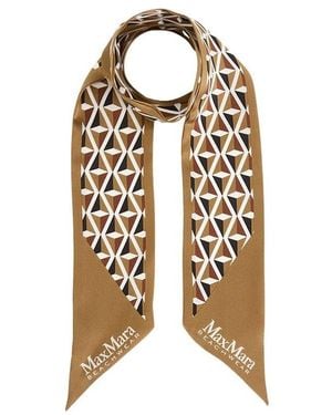 Max Mara Pattern Scarf - Metallic