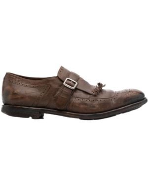 Church's Fringed Strap Loafers - Brown