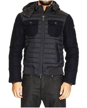 Armani Jeans Logo Casual Jacket - Black