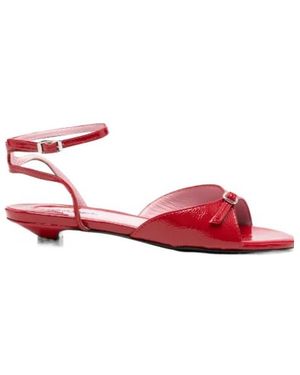 CAREL PARIS Baia Buckle-Strap Sandals - Red