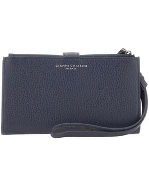 Gianni Chiarini Dollaro Zip-Around Wallet - Blue