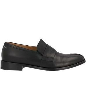 MM6 by Maison Margiela Minimalist Loafers - Black