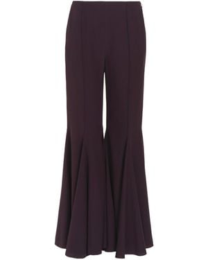 Chloé Chloé Flared Leg Trousers - Purple