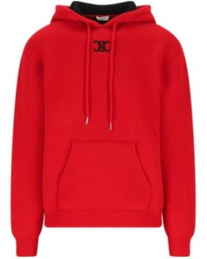 Celine Hooded Jumper - Red