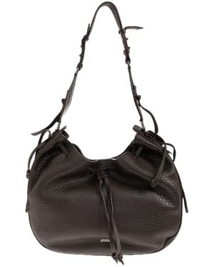Isabel Marant Bolton Drawstring Hobo Bag - Black