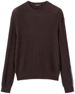 Loro Piana Brigantino Crewneck - Brown