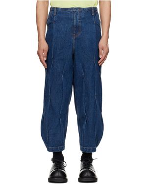 Adererror Jeans With Belt Loops - Blue